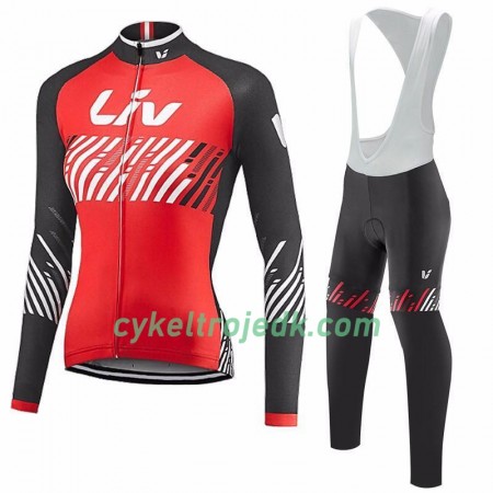 Cykeltøj Langærmet + Bib Cykelbukser Dame 2017 CCC Liv N004